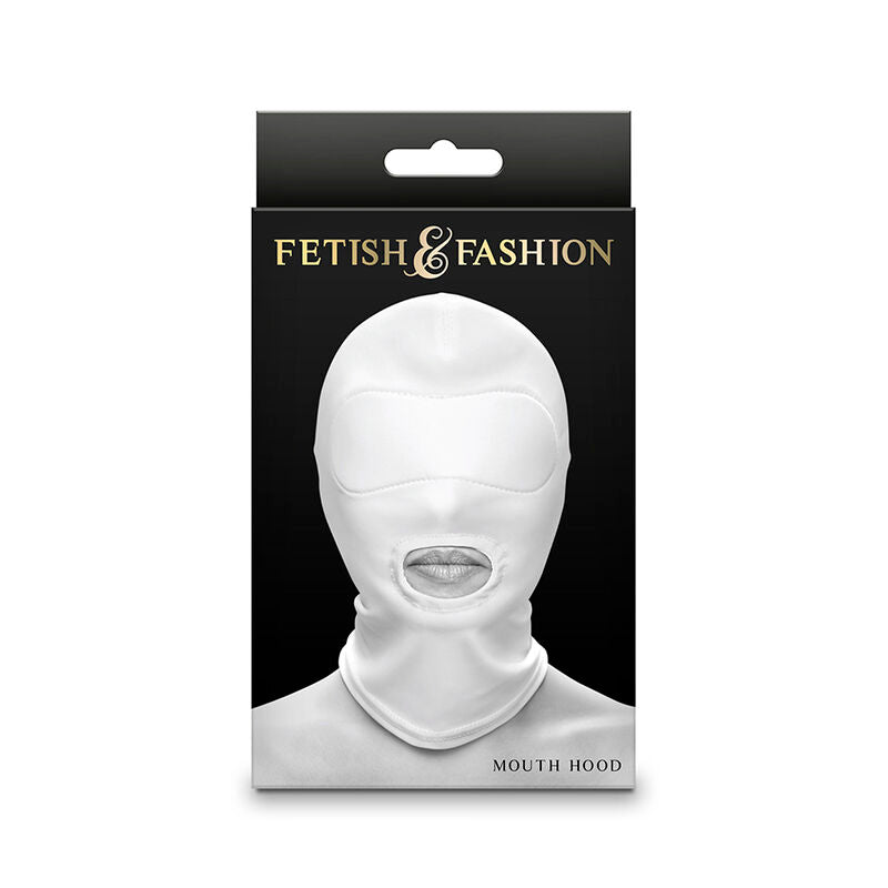 Comprar NS Novelties Pasamontañas Apertura De Boca Nylon Blanco – Capucha Suave Y Ajustada Para Comodidad Sensual-Noxtic