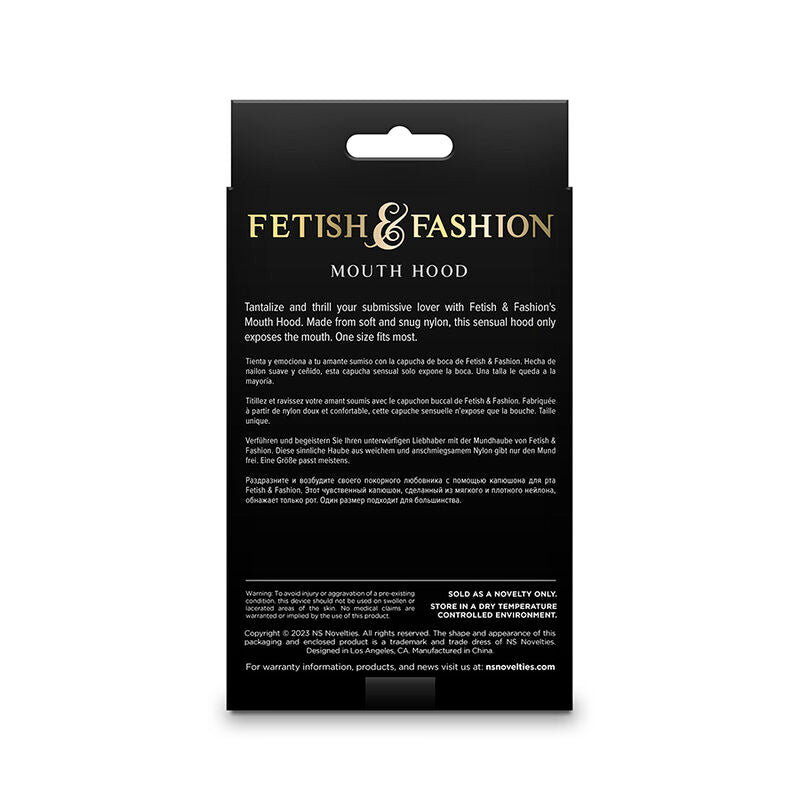Comprar NS Novelties Pasamontañas Apertura De Boca Nylon Blanco – Capucha Suave Y Ajustada Para Comodidad Sensual-Noxtic