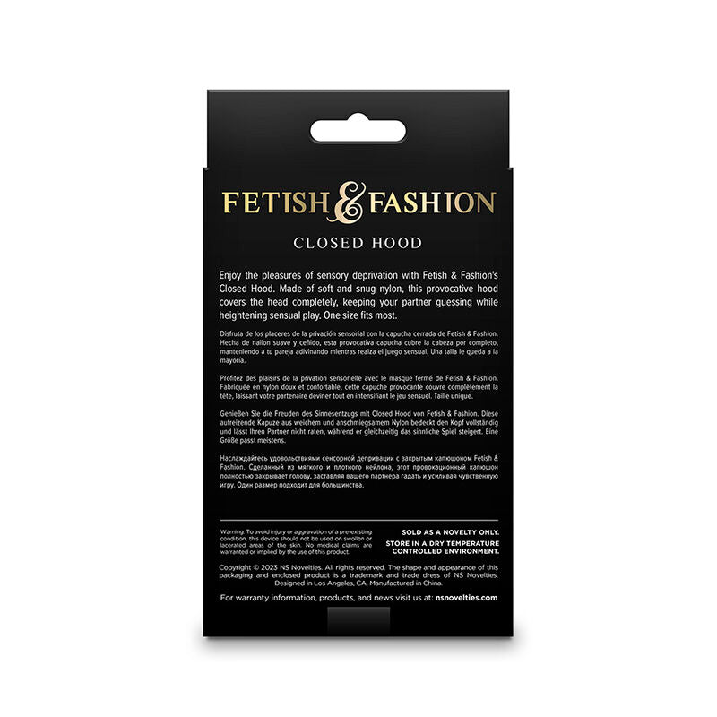 Passamontagna integrale in nylon bianco NS Novelties – Design morbido per comfort ed esplorazione sensoriale