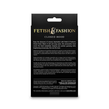 Passamontagna integrale in nylon bianco NS Novelties – Design morbido per comfort ed esplorazione sensoriale