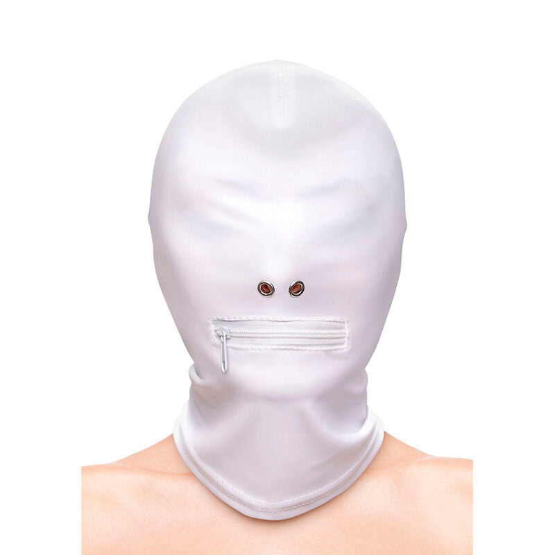 Comprar NS Novelties Pasamontañas Completo Con Cremallera Nylon Blanco – Diseño Sofisticado Y Confortable Para Exploración Sensual-Noxtic