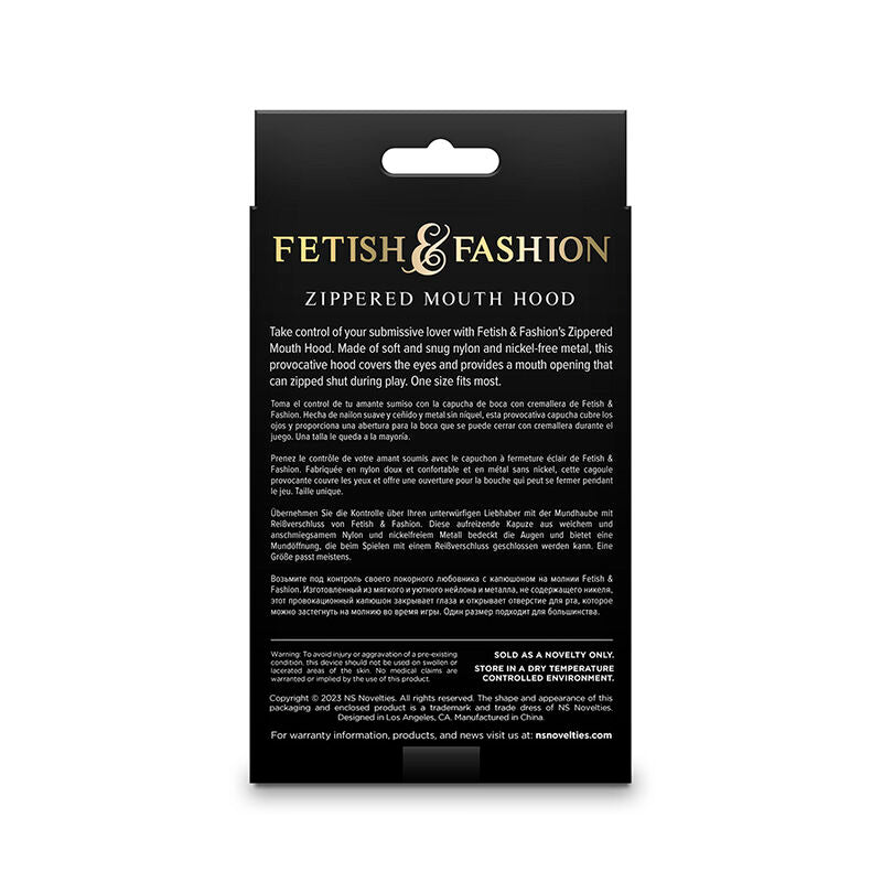 Comprar NS Novelties Pasamontañas Completo Con Cremallera Nylon Blanco – Diseño Sofisticado Y Confortable Para Exploración Sensual-Noxtic