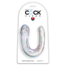 Comprar King Cock Doble Trouble Dildo Doble 33 cm Transparente – Diseño Realista Para Placer Compartido-Noxtic