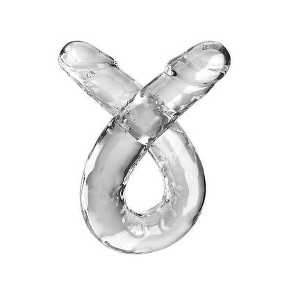 Comprar King Cock Dildo Doble 46 cm Transparente – Diseño Flexible Para Placer Compartido-Noxtic