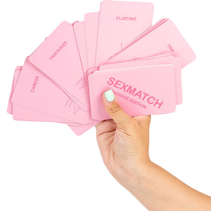 SECRETPLAY Juego Sexmatch Massage Edition – Juego De Cartas Para Conexión Y Diversión En Pareja