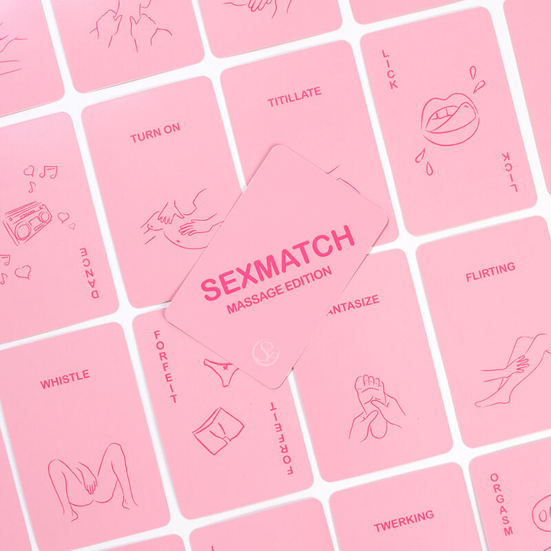 SECRETPLAY Juego Sexmatch Massage Edition – Juego De Cartas Para Conexión Y Diversión En Pareja