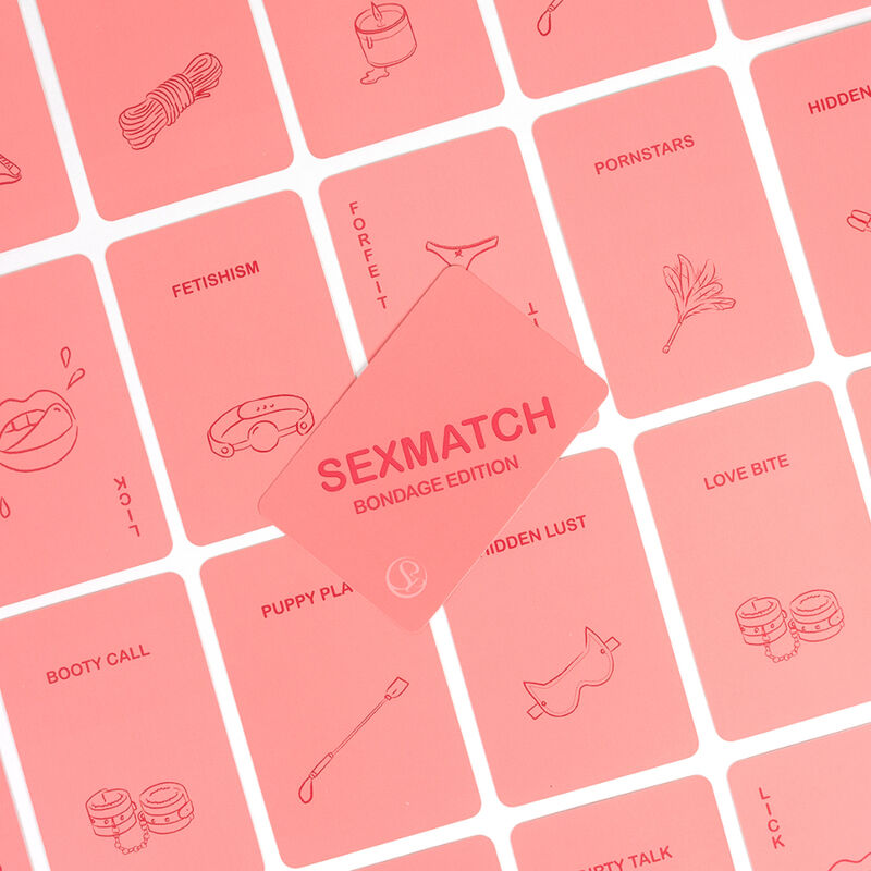 SECRETPLAY Juego Sexmatch Bondage Edition – Diversión Interactiva Para Explorar Nuevas Experiencias en Pareja