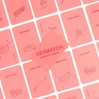 SECRETPLAY Juego Sexmatch Bondage Edition – Diversión Interactiva Para Explorar Nuevas Experiencias en Pareja