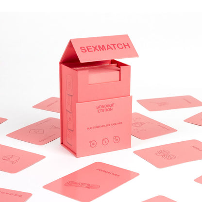 SECRETPLAY Juego Sexmatch Bondage Edition – Diversión Interactiva Para Explorar Nuevas Experiencias en Pareja