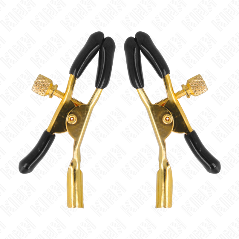 KINK Pinzas Para Pezones Dorado 6 CM – Estilo Elegante Para Intensificar Sensaciones