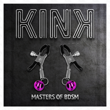 Comprar KINK Pinzas Para Pezones Con Campanilla Violeta – Accesorio Elegante Para Estimulación Sensorial-Noxtic