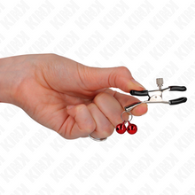 Comprar KINK Pinzas Para Pezones Con Doble Campanilla Roja – Estimulación Sensorial Para Nuevas Experiencias-Noxtic