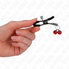 Comprar KINK Pinzas Para Pezones Con Doble Campanilla Roja – Estimulación Sensorial Para Nuevas Experiencias-Noxtic