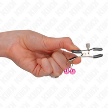 Comprar KINK Pinzas Para Pezones Doble Campanilla Rosa 6 Cm – Diseño Sensual Con Toque De Control-Noxtic