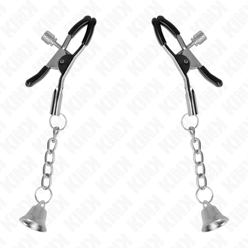 Comprar KINK Pinzas Para Pezones Con Colgante Plateado – Diseño Elegante Para Experiencias Sensoriales-Noxtic