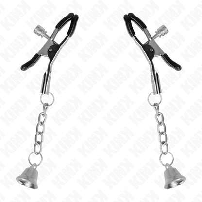 Comprar KINK Pinzas Para Pezones Con Colgante Plateado – Diseño Elegante Para Experiencias Sensoriales-Noxtic