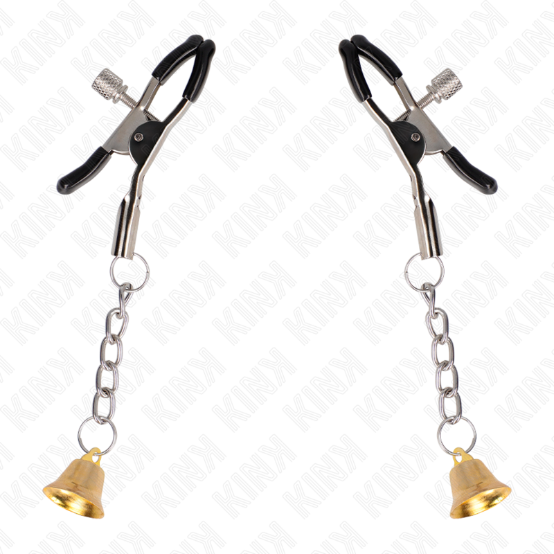 Comprar KINK Pinzas Para Pezones Con Colgante Dorado – Diseño Elegante Para Estimulación Sensitiva-Noxtic