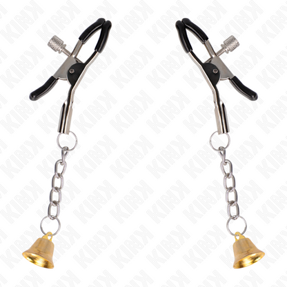 Comprar KINK Pinzas Para Pezones Con Colgante Dorado – Diseño Elegante Para Estimulación Sensitiva-Noxtic