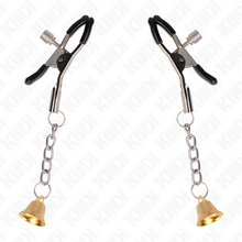KINK Pinzas Para Pezones Con Colgante Dorado – Diseño Elegante Para Estimulación Sensitiva