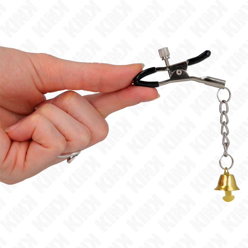 Comprar KINK Pinzas Para Pezones Con Colgante Dorado – Diseño Elegante Para Estimulación Sensitiva-Noxtic