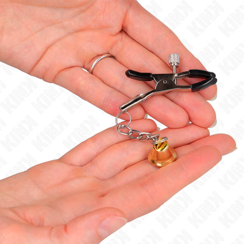 Comprar KINK Pinzas Para Pezones Con Colgante Dorado – Diseño Elegante Para Estimulación Sensitiva-Noxtic