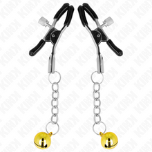 Comprar KINK Pinzas Para Pezones Con Colgante Dorado – Estimulación Sensible Con Diseño Elegante-Noxtic