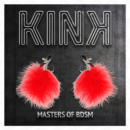 Comprar KINK Pinzas Para Pezones Con Pluma Roja – Estimulación Precisa Para Experiencias Sensoriales Atractivas-Noxtic