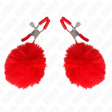 Comprar KINK Pinzas Para Pezones Con Pompón Rojo – Diseño Elegante Para Exploración Sensorial-Noxtic