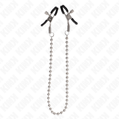 Comprar KINK Pinzas Para Pezones Con Cadena De Bolas 30 Cm – Estimulación Sensorial Con Diseño Elegante-Noxtic