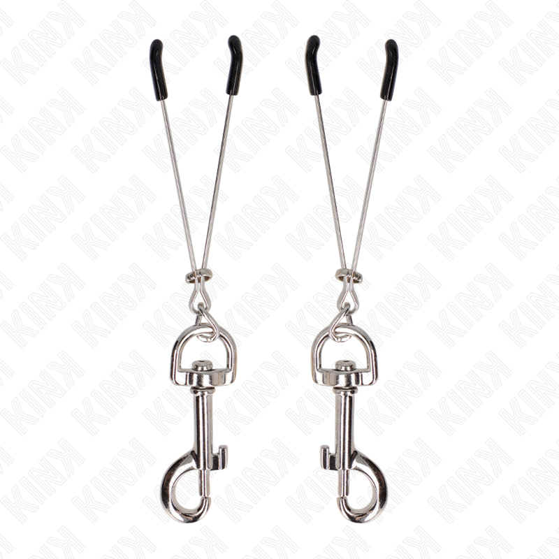 Comprar KINK Pinzas Para Pezones Fina Con Gancho Plateado 7 Cm – Diseño Elegante Para Estimulación Sensorial-Noxtic