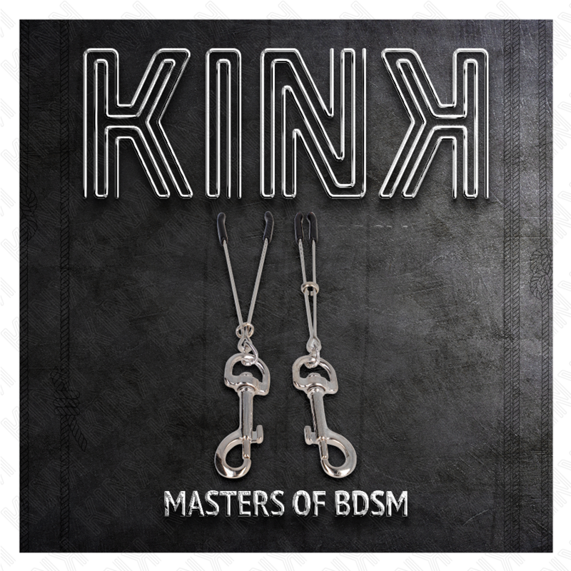 Comprar KINK Pinzas Para Pezones Fina Con Gancho Plateado 7 Cm – Diseño Elegante Para Estimulación Sensorial-Noxtic