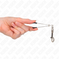 Comprar KINK Pinzas Para Pezones Fina Con Gancho Plateado 7 Cm – Diseño Elegante Para Estimulación Sensorial-Noxtic