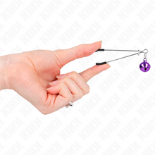 Comprar KINK Pinzas Para Pezones Violeta Con Cascabel – Diseño Elegante Para Exploración Sensorial-Noxtic