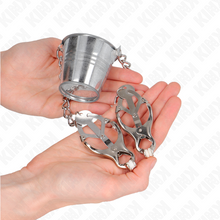 Comprar KINK Pinzas Para Pezones Con Cubo Plateado – Estímulo Sensorial Elegante Para Momentos Únicos-Noxtic