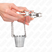 Comprar KINK Pinzas Para Pezones Con Cubo Plateado – Estímulo Sensorial Elegante Para Momentos Únicos-Noxtic