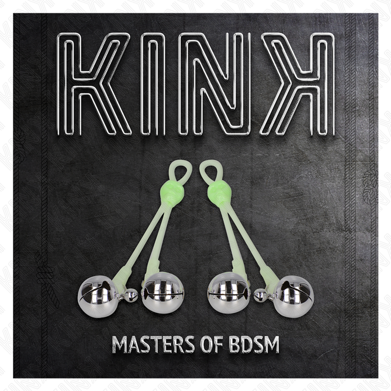 Comprar KINK Pinzas Para Pezones Luminosas – Diseño Elegante Con Cascabel Para Estimulación Sensorial-Noxtic
