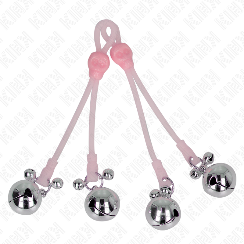 Comprar KINK Pinzas Para Pezones Luminosas – Diseño Elegante Con Cascabel Sonoro Ajustable-Noxtic