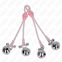 Comprar KINK Pinzas Para Pezones Luminosas – Diseño Elegante Con Cascabel Sonoro Ajustable-Noxtic