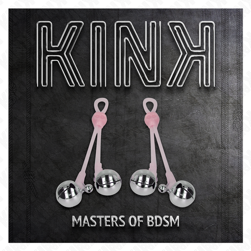 Comprar KINK Pinzas Para Pezones Luminosas – Diseño Elegante Con Cascabel Sonoro Ajustable-Noxtic