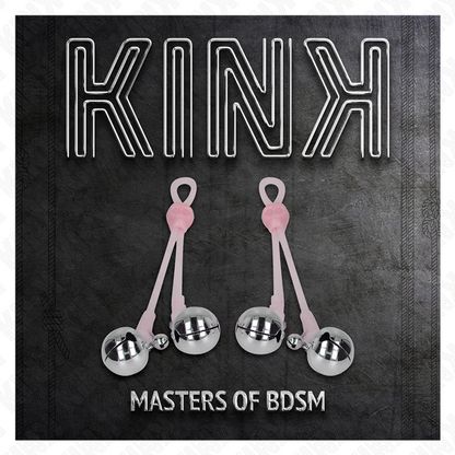 Comprar KINK Pinzas Para Pezones Luminosas – Diseño Elegante Con Cascabel Sonoro Ajustable-Noxtic