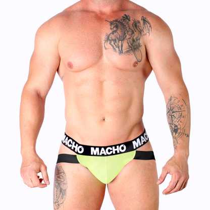 MALE - MX28FA JOCK GREEN FLUOR S