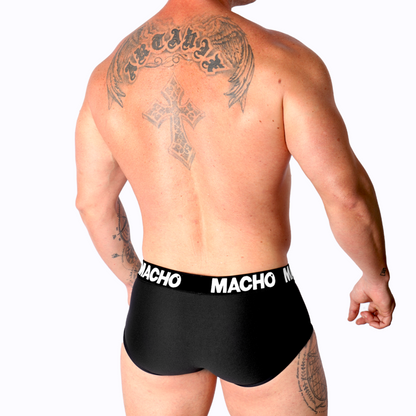 Macho MS30NG Slip Negro S – Ropa Íntima Elegante Con Diseño Confortable