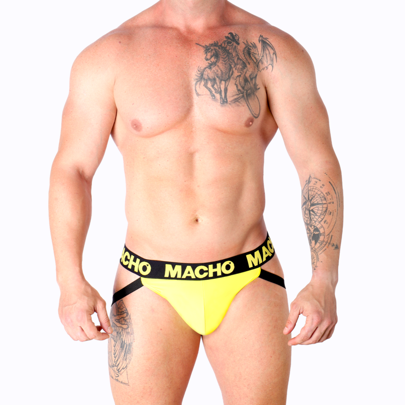 MALE - MX25A JOCK YELLOW LYCRA S