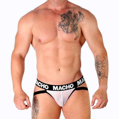 MALE - MX26X1 JOCK GRILL WHITE S