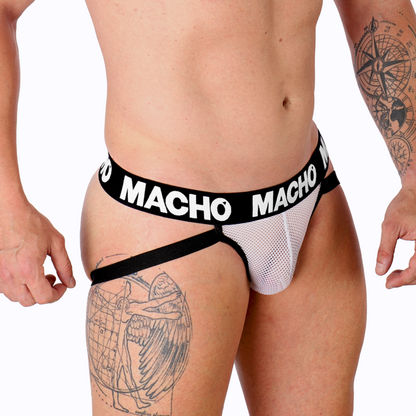 MALE - MX26X1 JOCK GRILL WHITE S