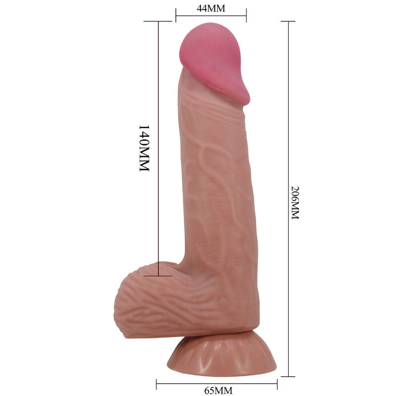 Pretty Love Sliding Skin Dildo – Realismo con ventosa per un piacere sensazionale