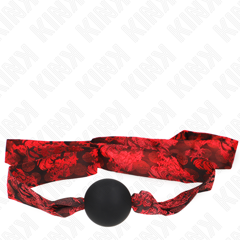 KINK Mordaza De Bola 4.5 Cm De Silicona Scandal Modelo 2 – Comodidad Y Diseño Para Experiencias Intensas