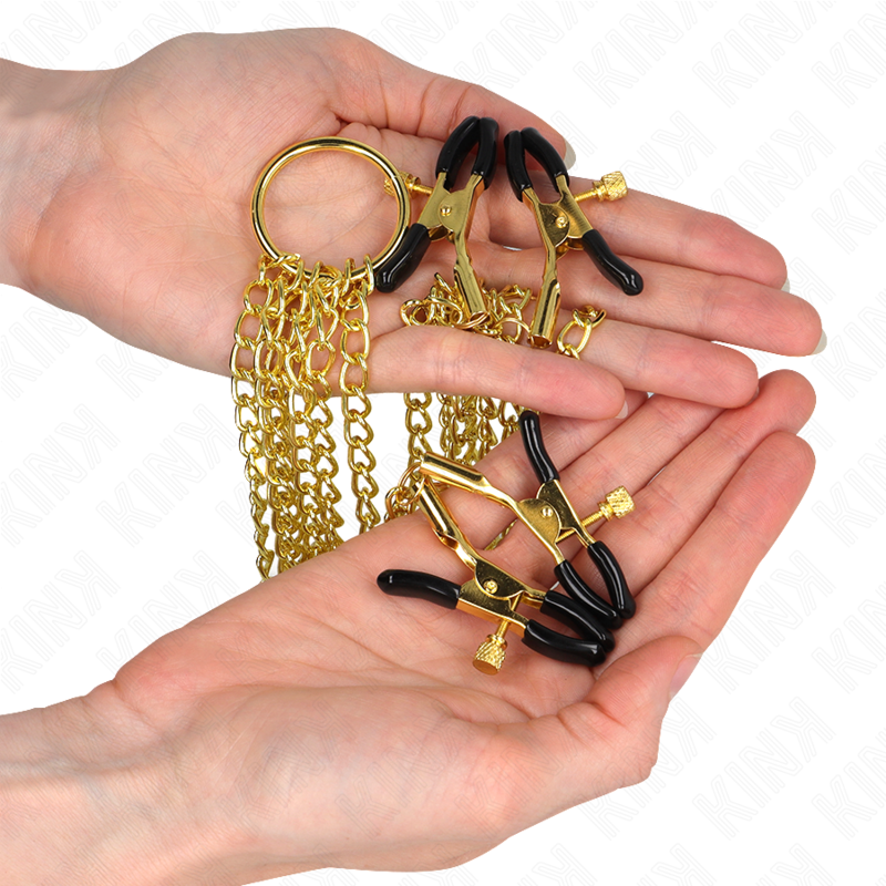 KINK Pinzas Para Pezones Y Clítoris – Diseño Ajustable Con Estilo Elegante
