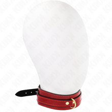 Comprar KINK Collar Ajustable Rojo Vino – Diseño Elegante Con Detalles Dorados Para Comodidad Y Estilo-Noxtic