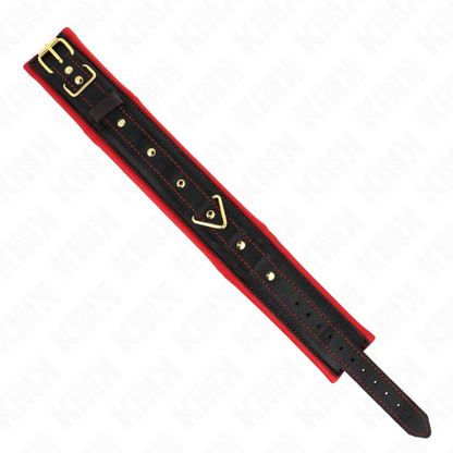 Collare KINK con guinzaglio regolabile in fettuccia semplice – Design elegante per stile e comfort